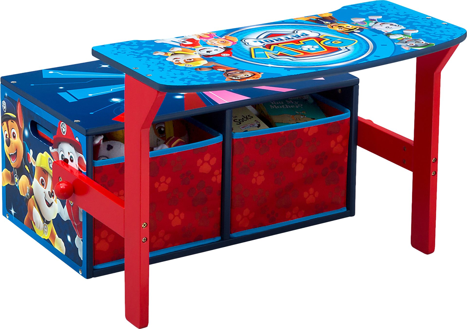 Kids Paw Patrol Blue Convertible Bench - Image 3
