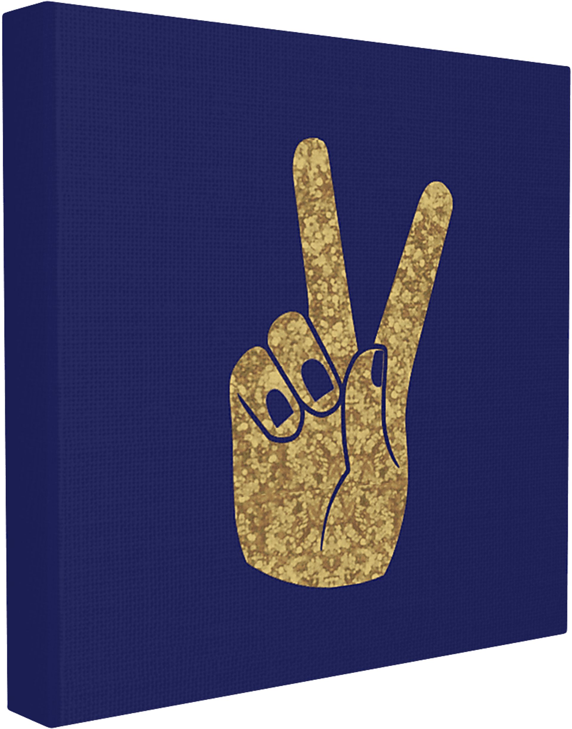 Kids Peace Hand Navy Artwork - Image 2