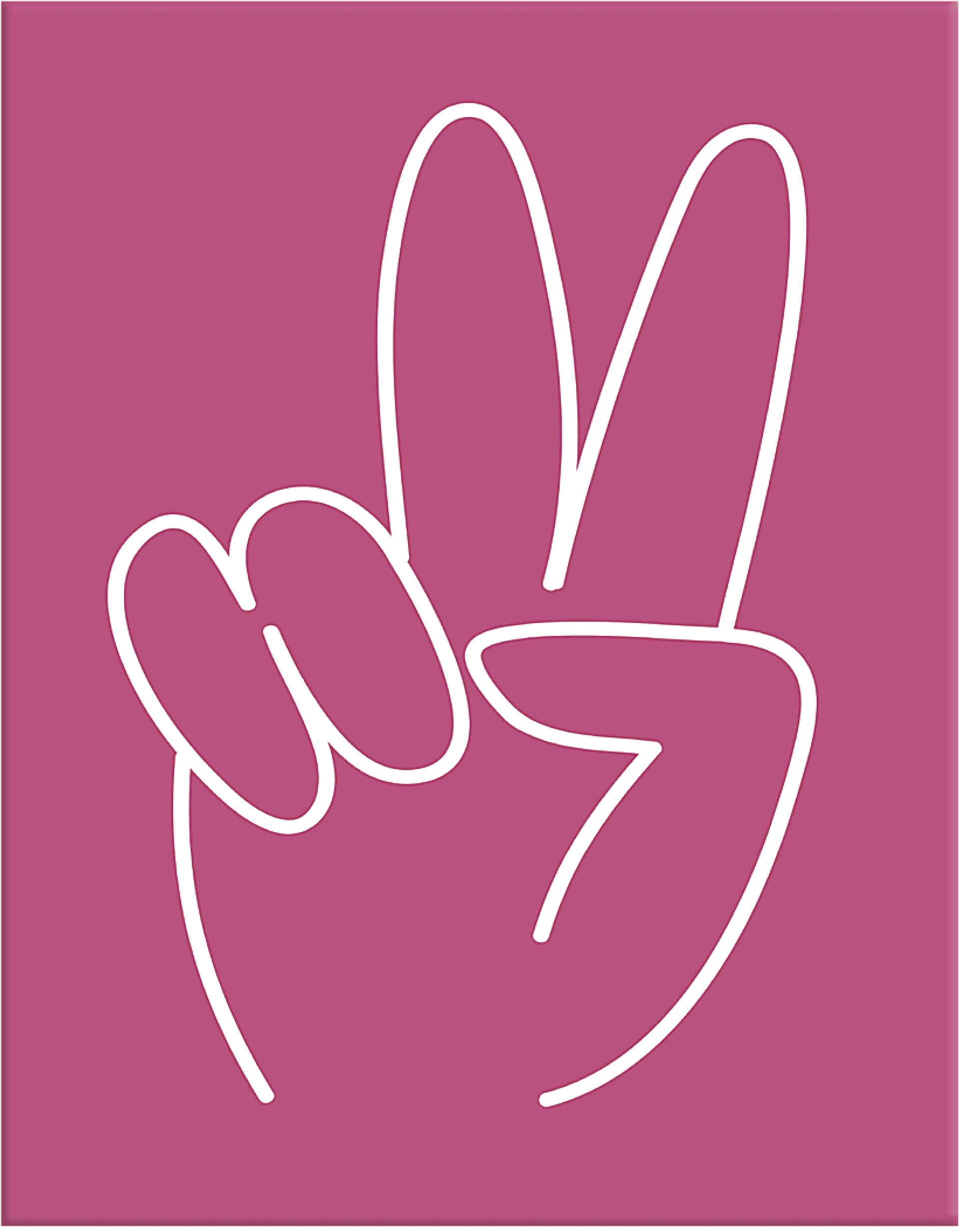 Kids Peace Sign Artwork - Image 1