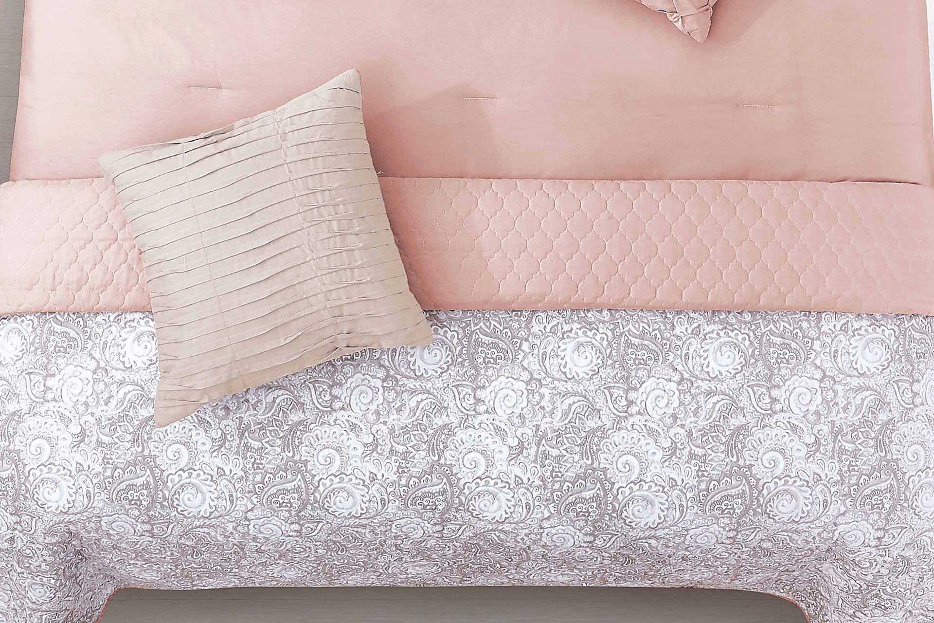 Kids Peachy Dreams Blush 6 Pc Twin Comforter Set - Image 6