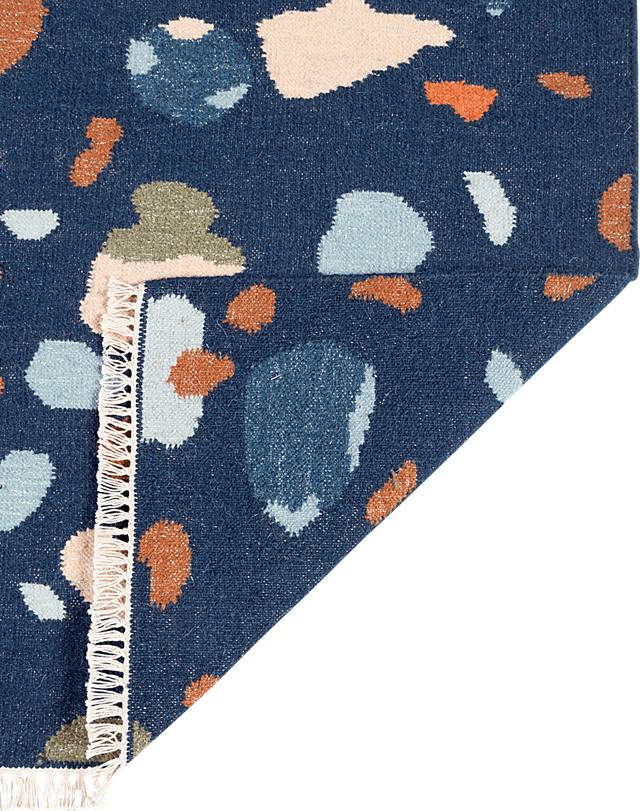 Kids Pebble Patch Navy 5' x 7'6 Rug - Thumbnail - Image 5