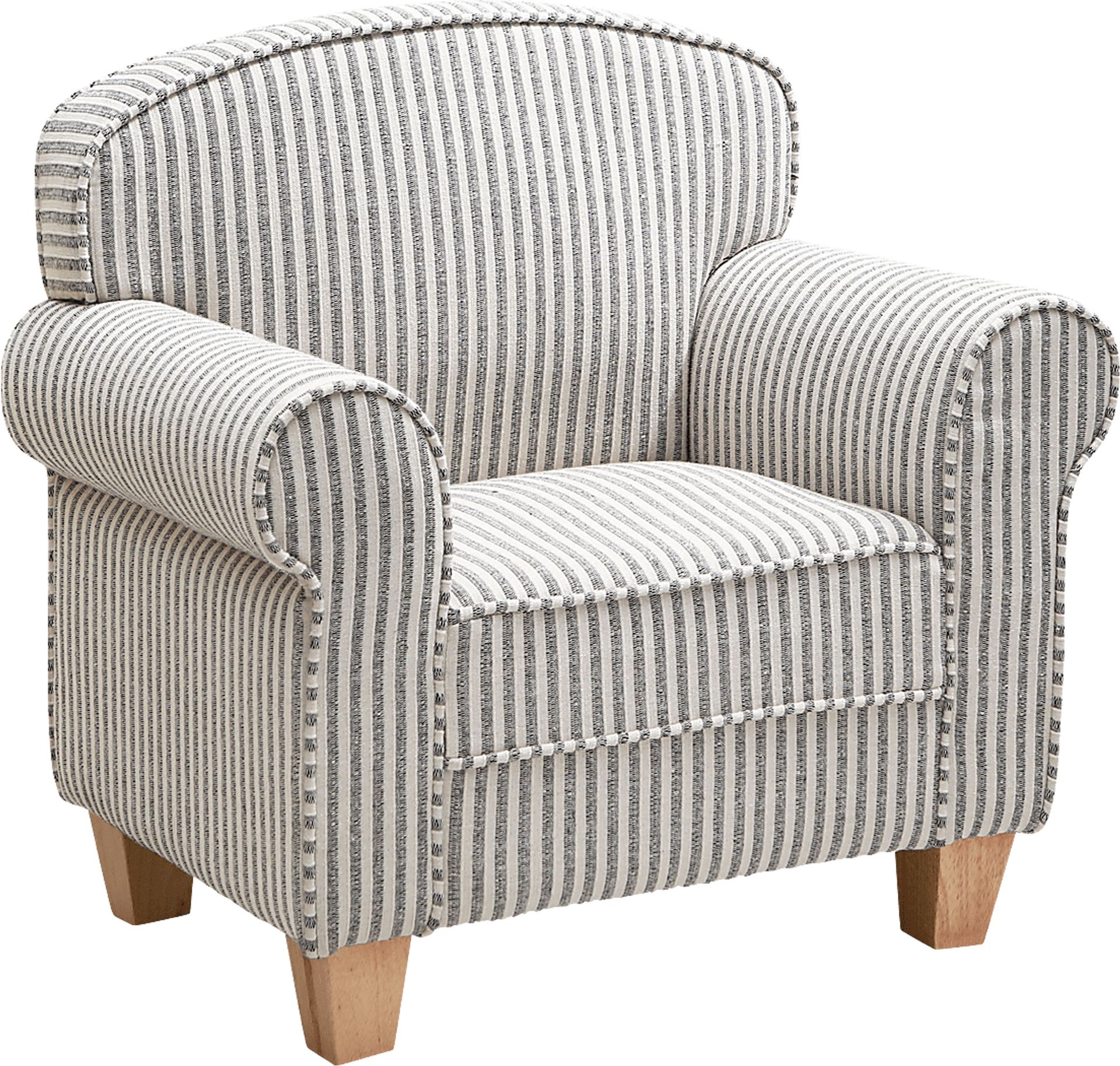 Kids Peloli Gray/White Accent Chair - Image 1