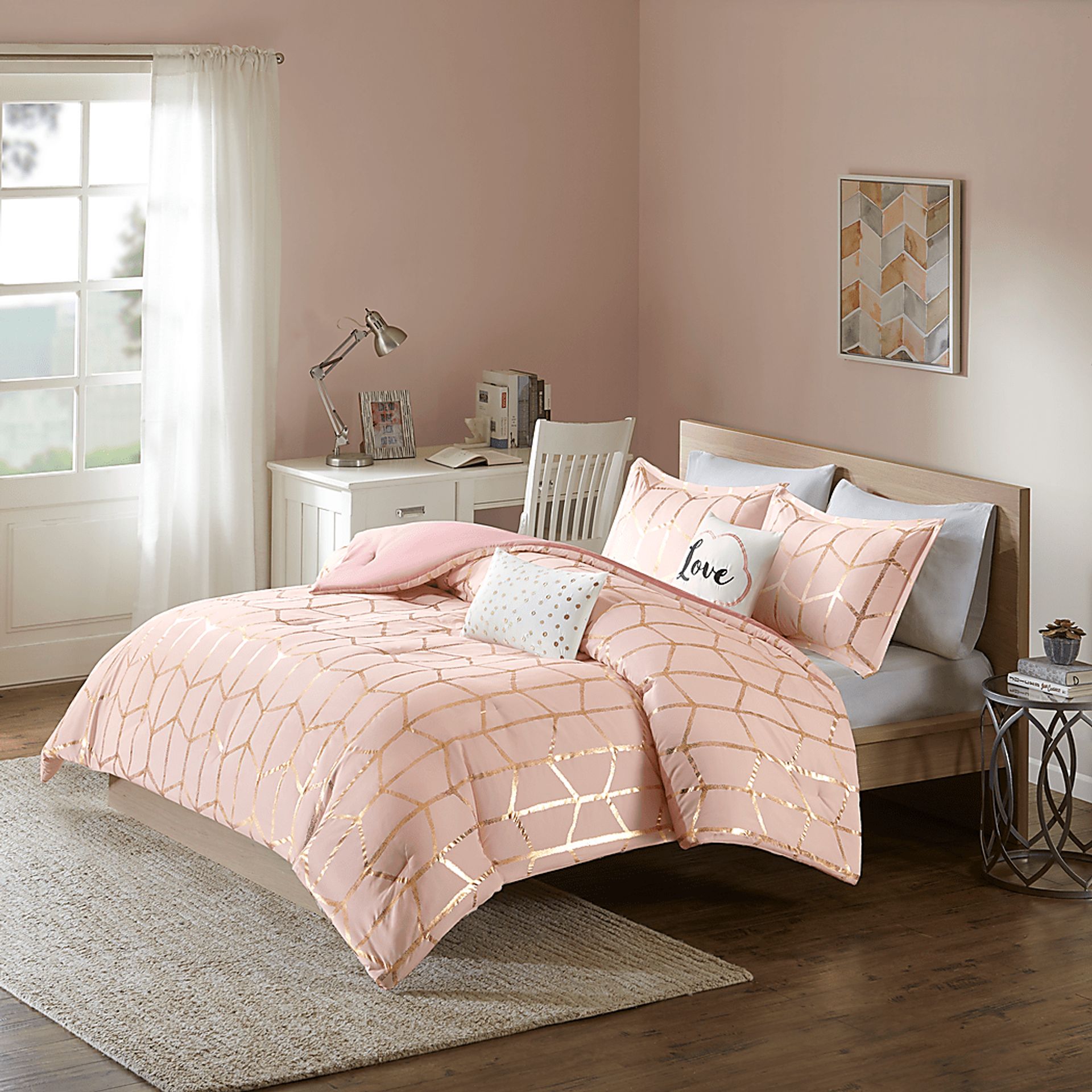 Kids Penmare Blush Twin Comforter Set - Image 1