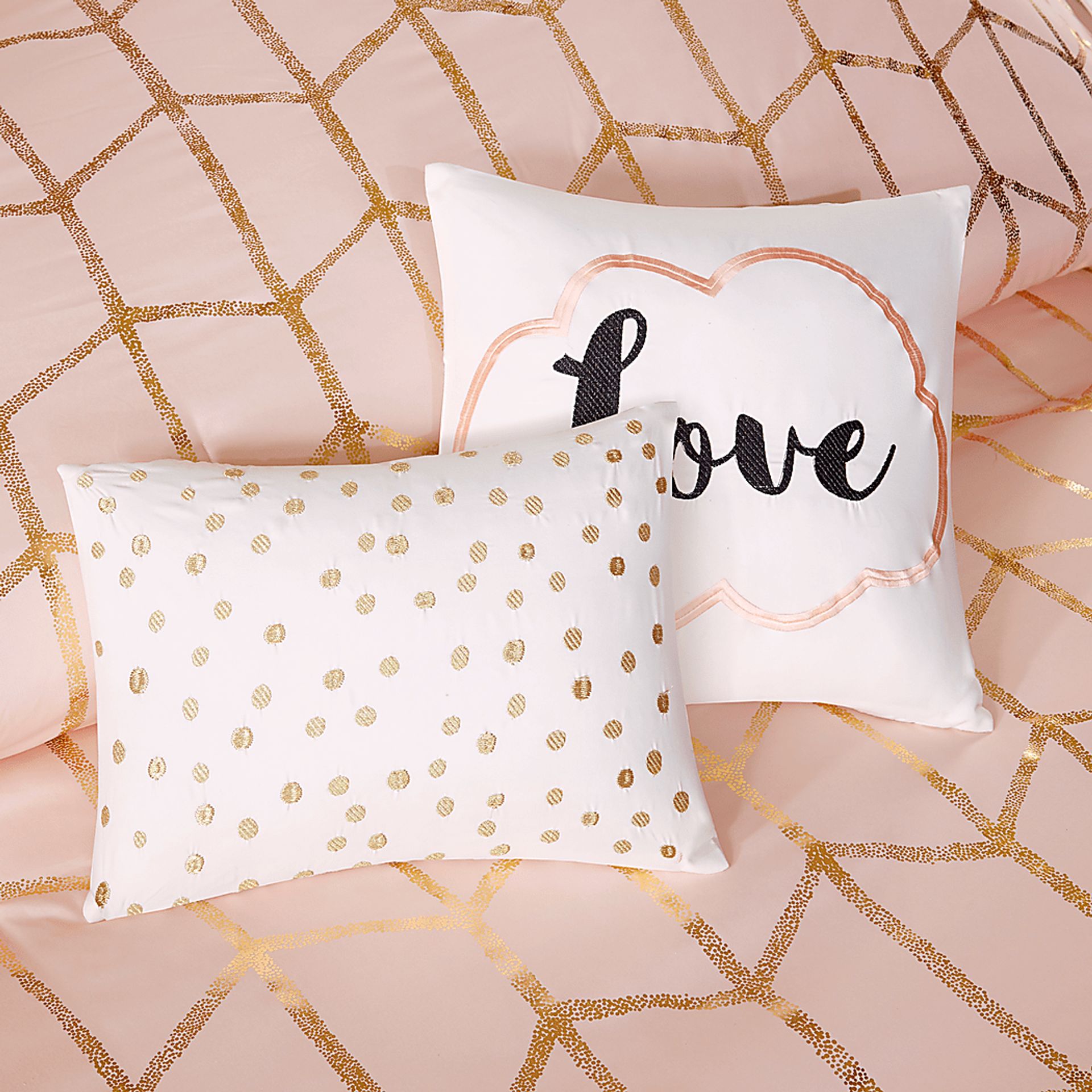 Kids Penmare Blush Full/Queen Comforter Set - Image 6