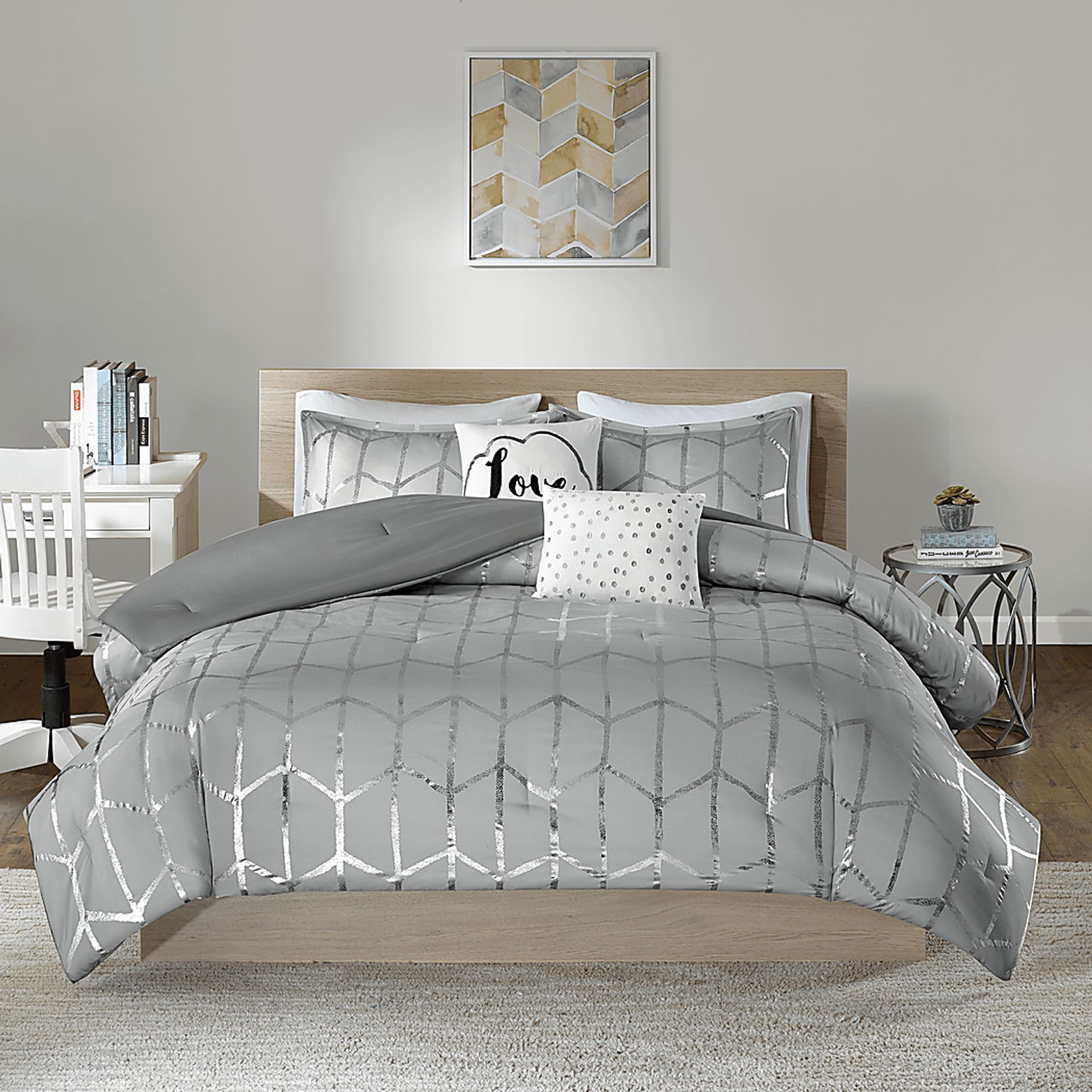 Kids Penmare Gray Twin Comforter Set - Image 2