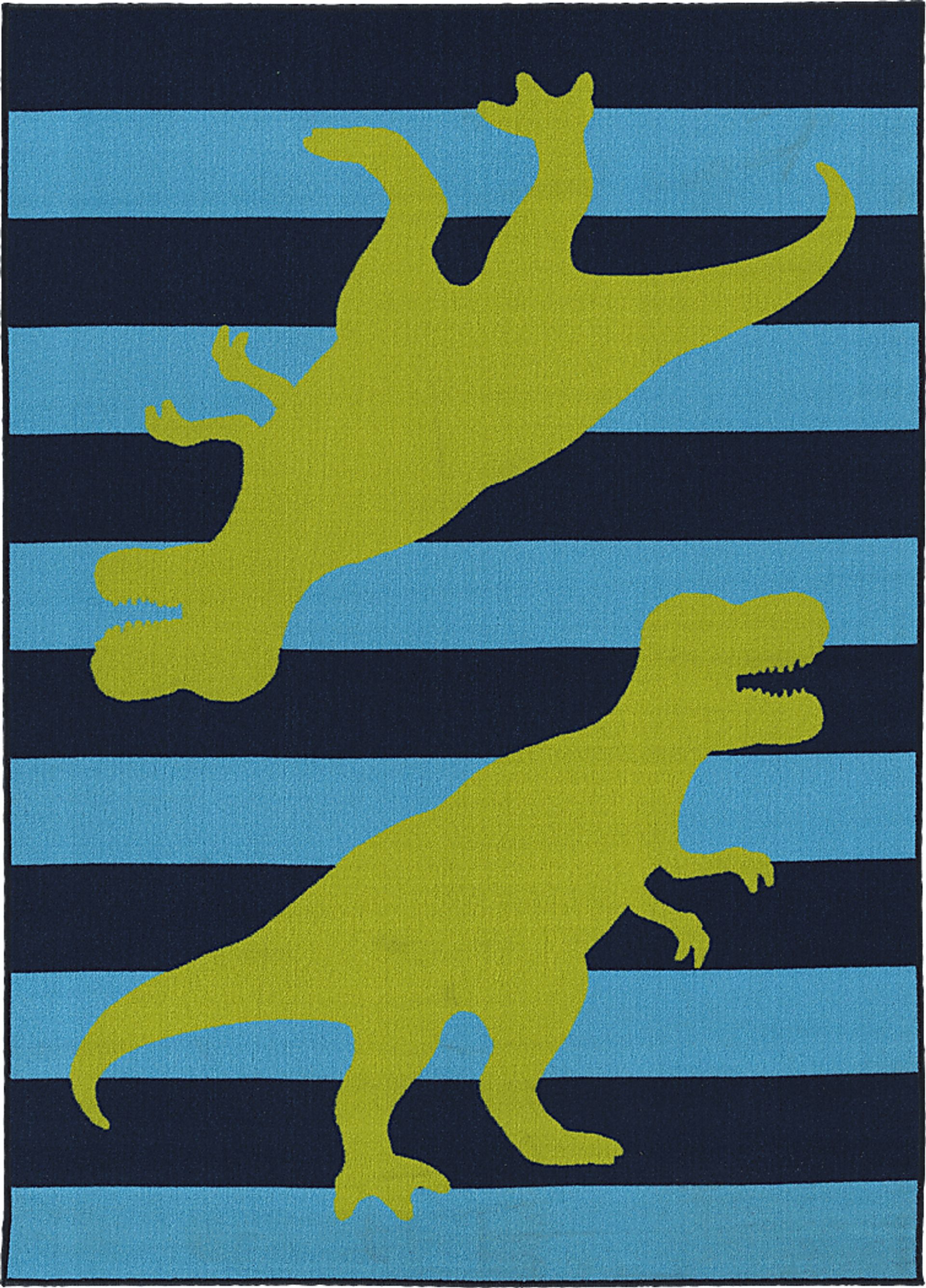 Kids Pentridge Blue 7' x 9' Rug - Image 1