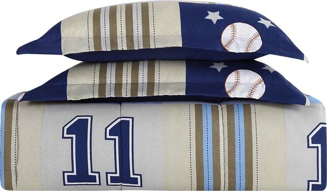 Kids Perfect Score Blue Twin Comforter Set - Thumbnail - Image 2