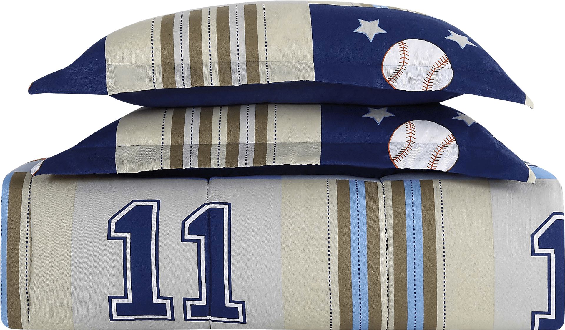 Kids Perfect Score Blue Twin Comforter Set - Image 2