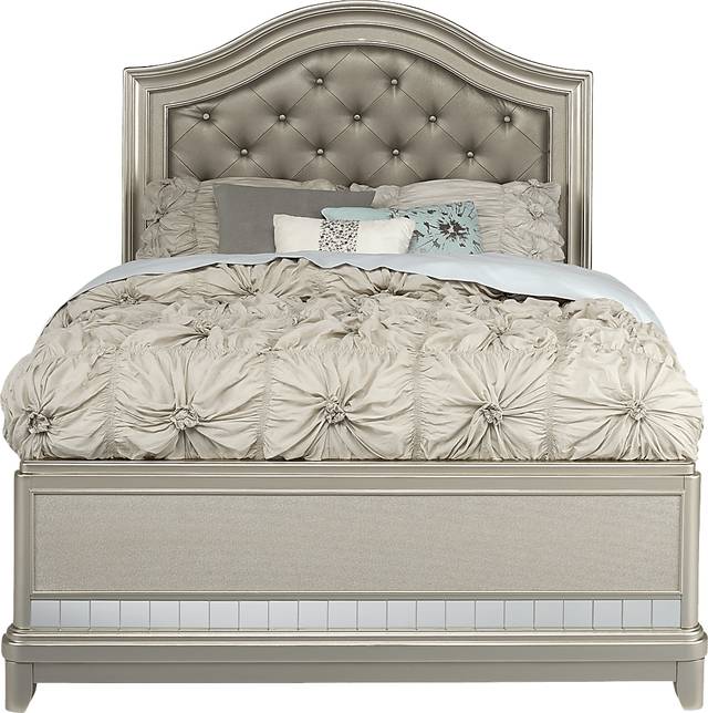 Kids Petit Paris Silver 3 Pc Twin Panel Bed - Thumbnail - Image 2