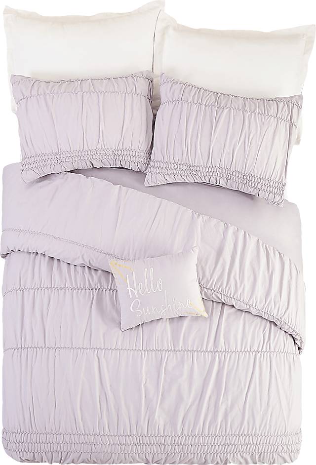 Kids Peytona Purple 4 Pc Full/Queen Comforter Set - Thumbnail - Image 2