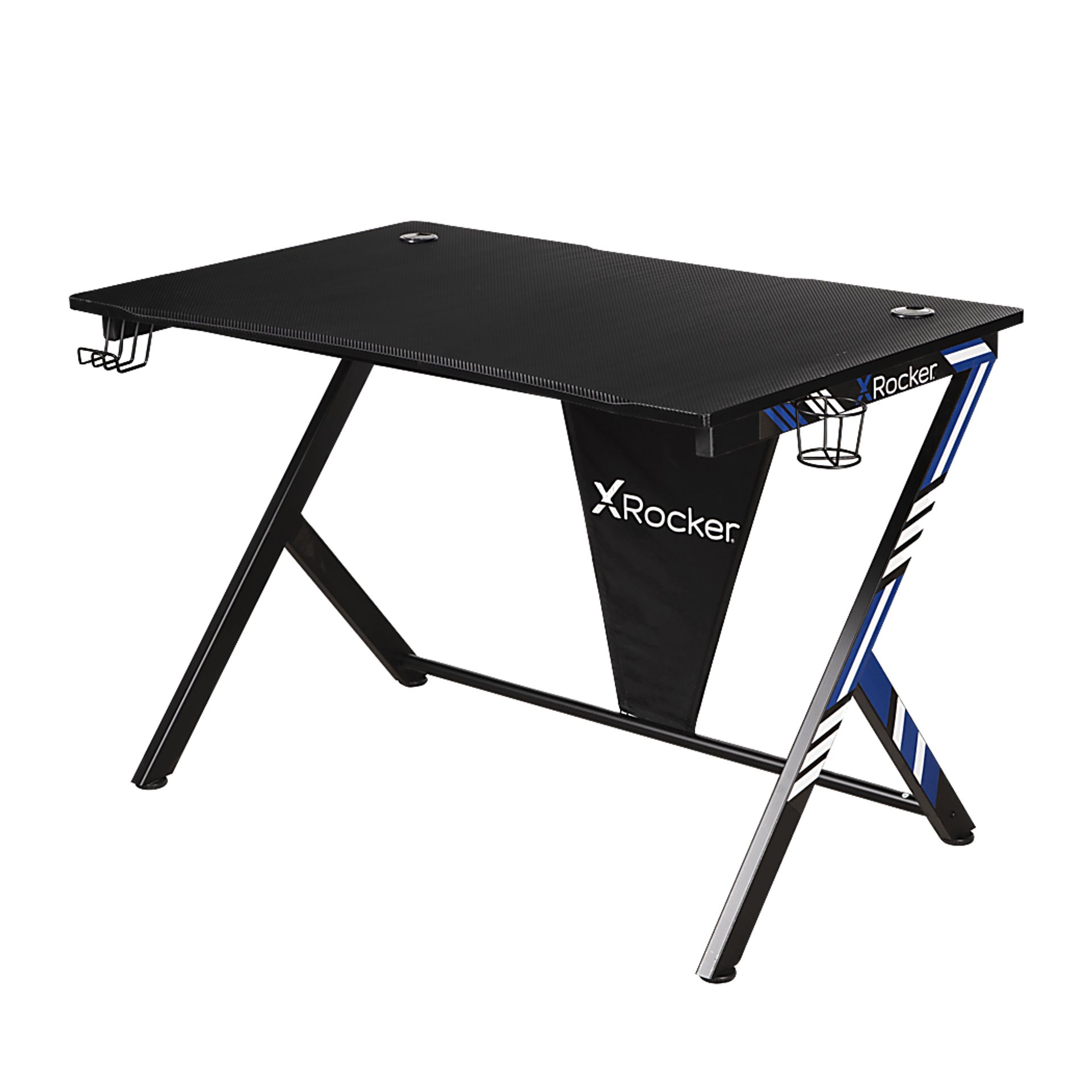 Kids Phantera Black/Red Gaming Desk - Image 1