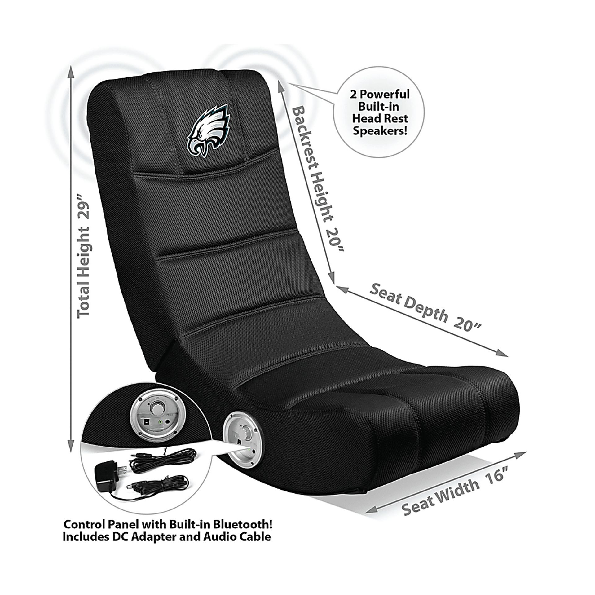 Kids Philadelphia Eagles Gaming Rocker - Image 3