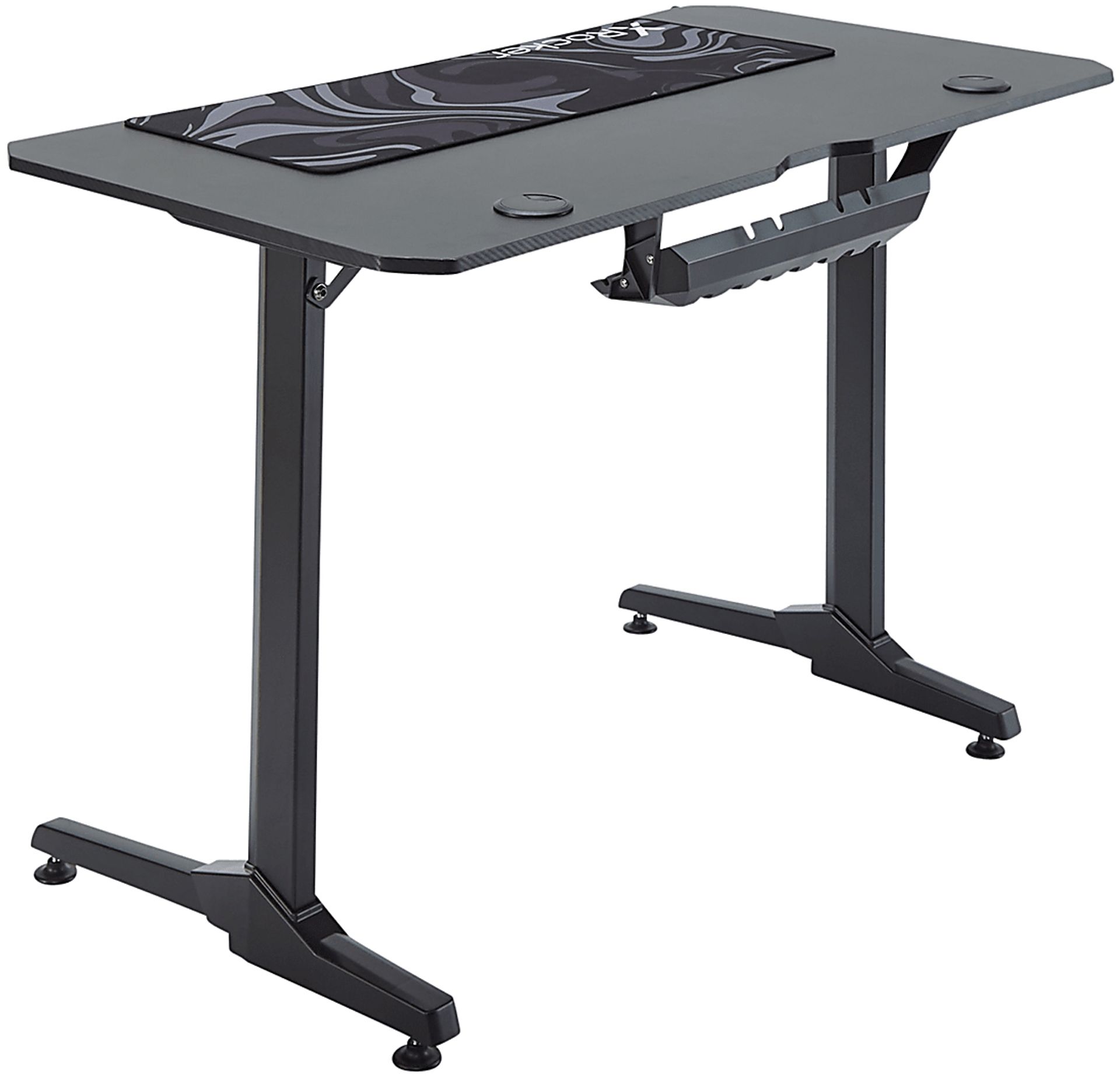 Kids Phylson Black/Gray Gaming Desk - Image 4