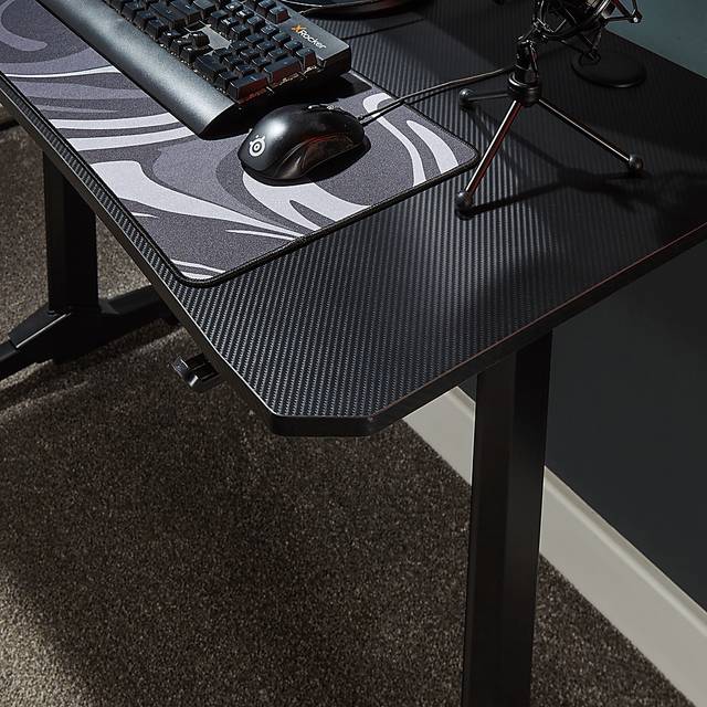 Kids Phylson Black/Gray Gaming Desk - Thumbnail - Image 8