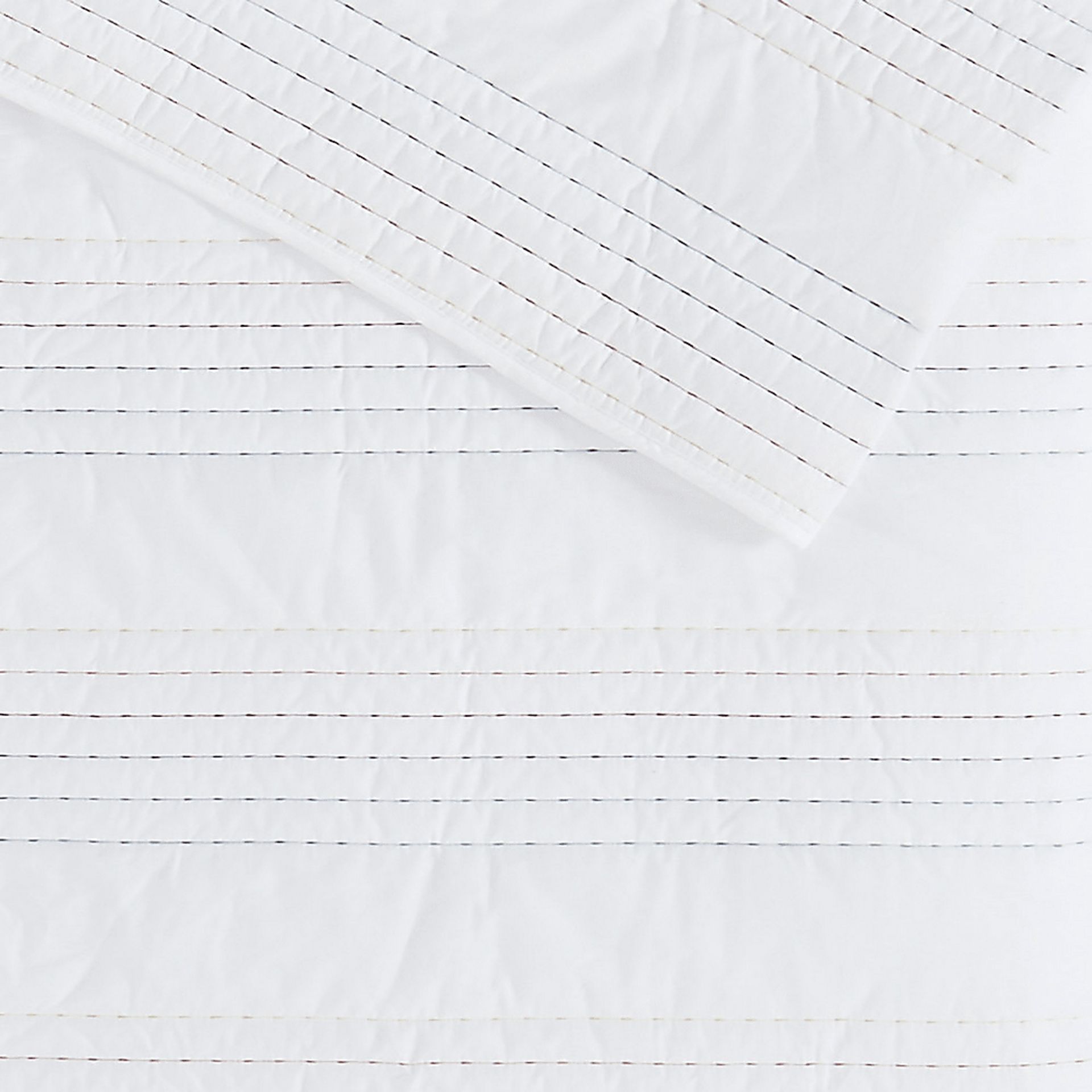 Kids Pick Stitch White 3 Pc Full Quilt Set - Image 5