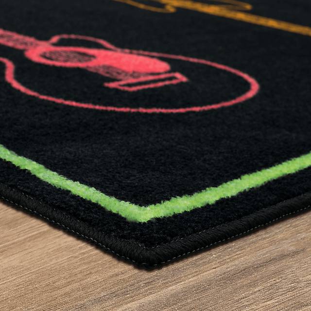 Kids Pickguard Black 8' x 10' Rug - Thumbnail - Image 2