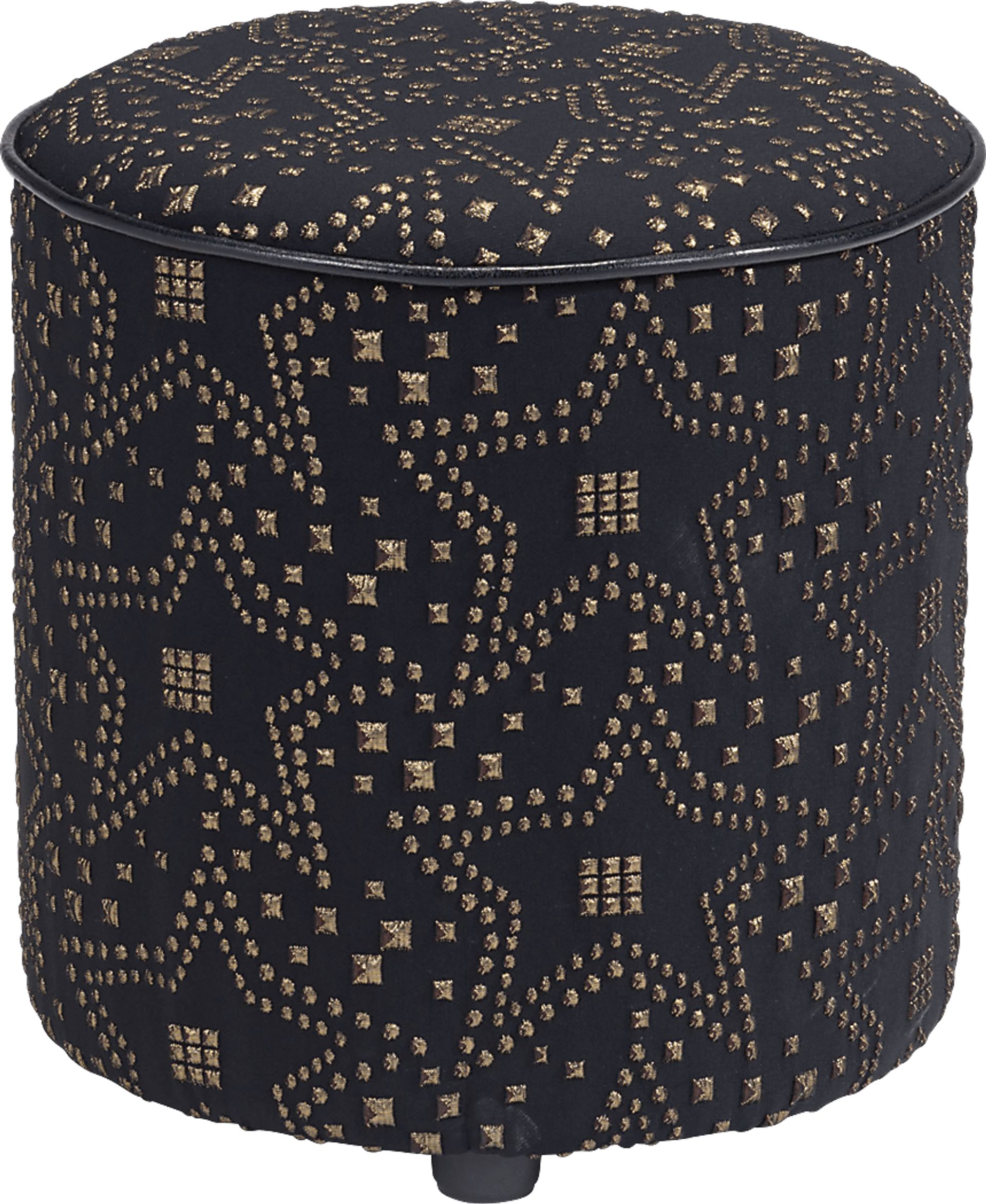 Kids Pierrette Gold Ottoman - Image 2