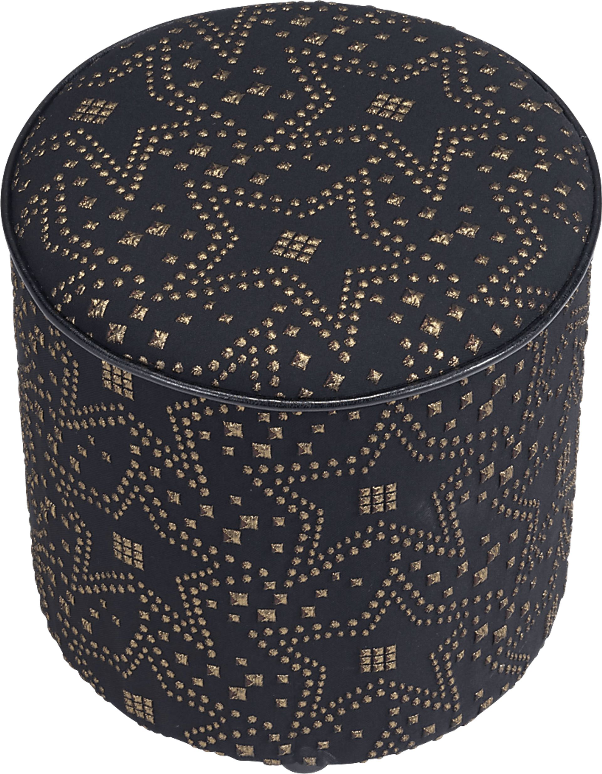 Kids Pierrette Gold Ottoman - Image 3