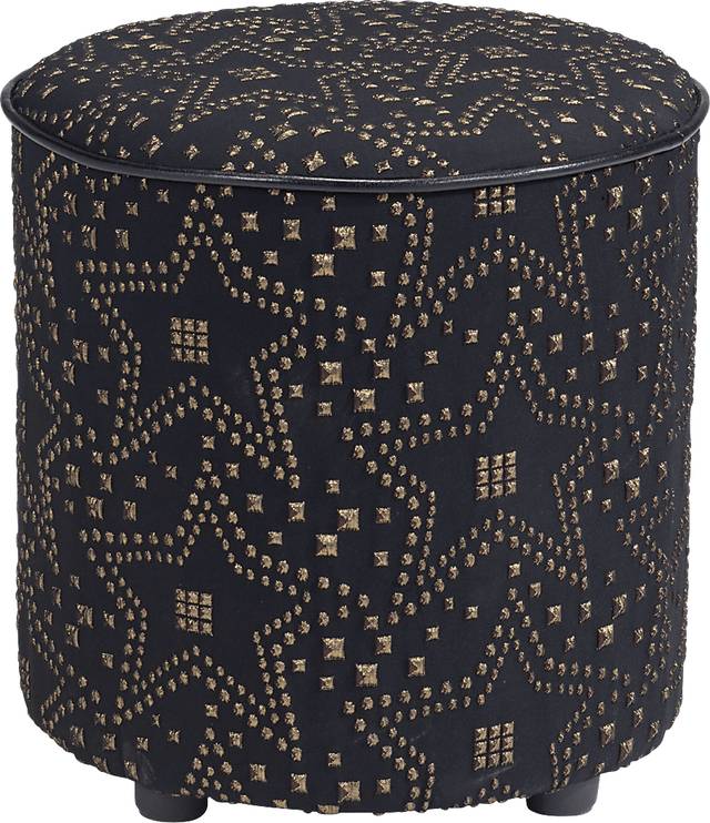 Kids Pierrette Gold Ottoman - Thumbnail - Image 1