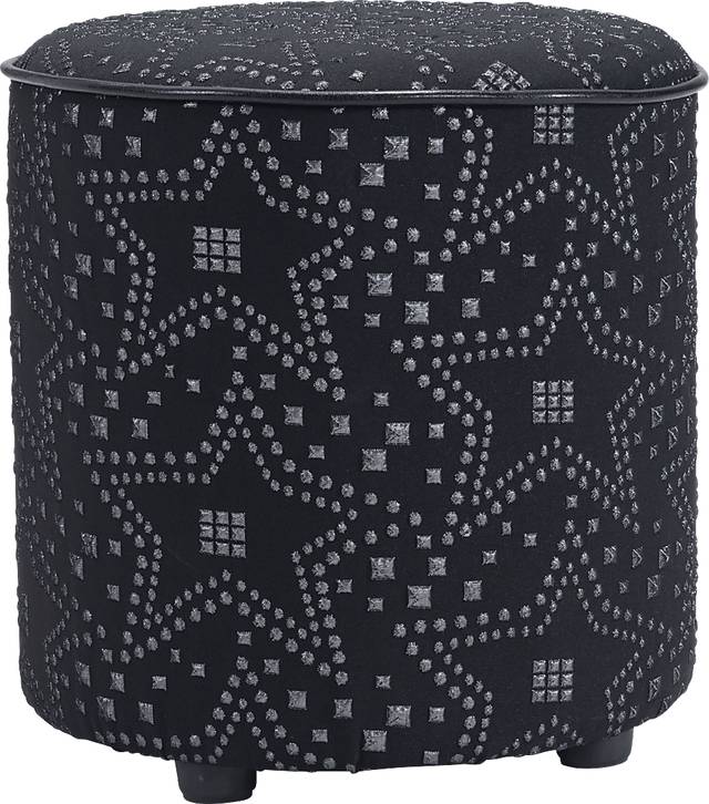 Kids Pierrette Silver Ottoman - Thumbnail - Image 3