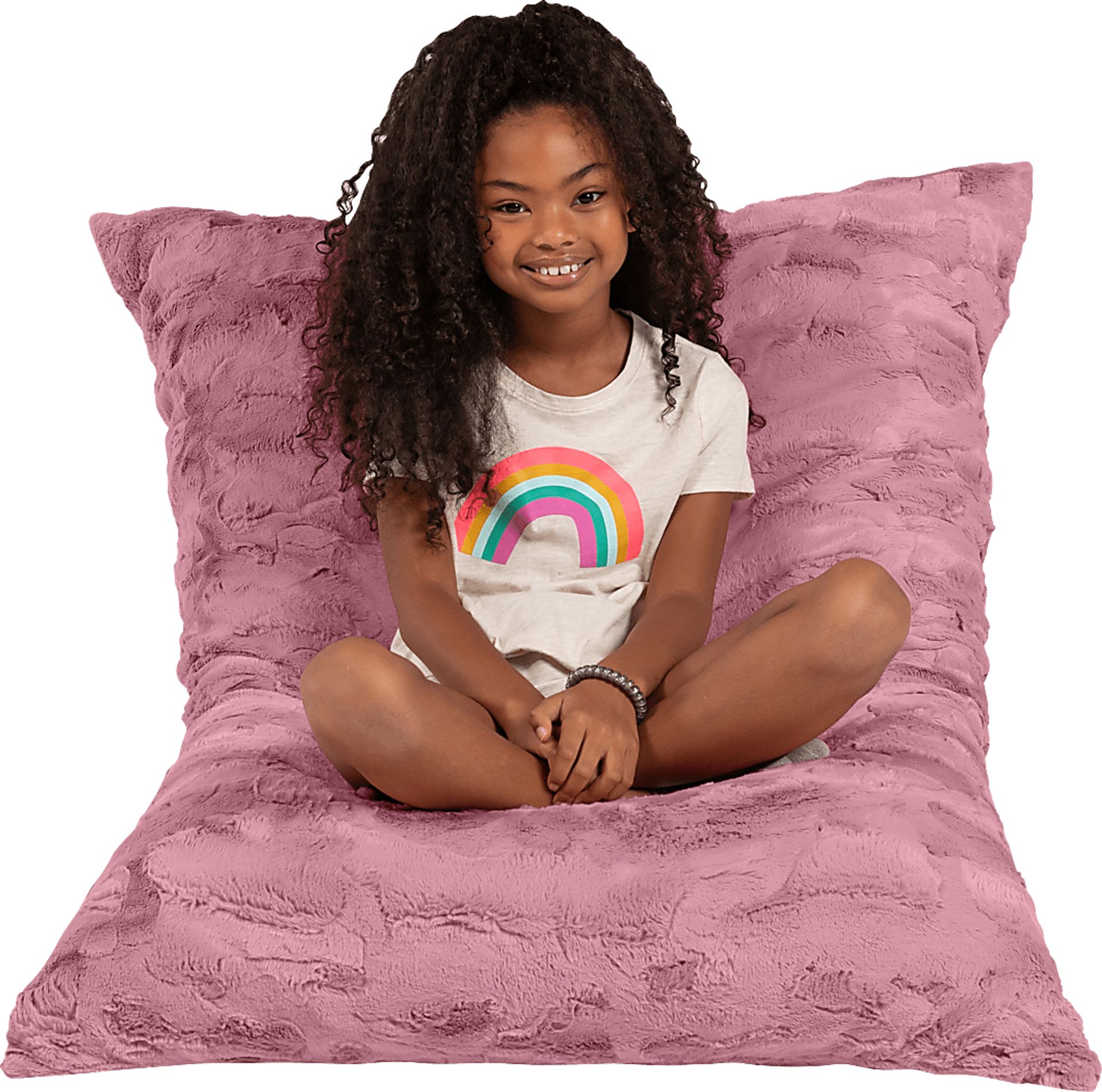 Kids Pillow Saxx Crash Puff Pink Lounger - Image 3