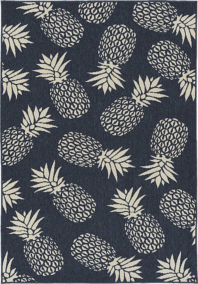 Kids Pina Party Navy 5' x 7'5 Rug - Thumbnail - Image 1