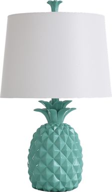 Kids Pineapple Party Green Lamp