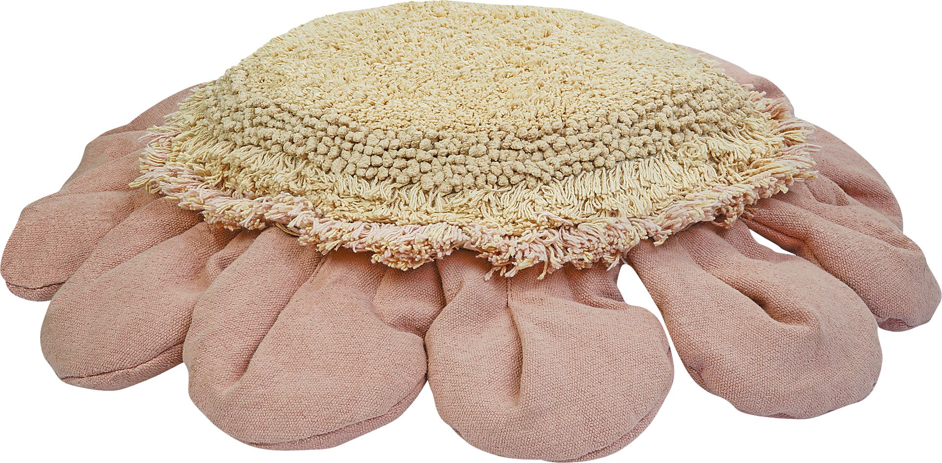 Kids Pink Daisy Floor Pillow - Image 7