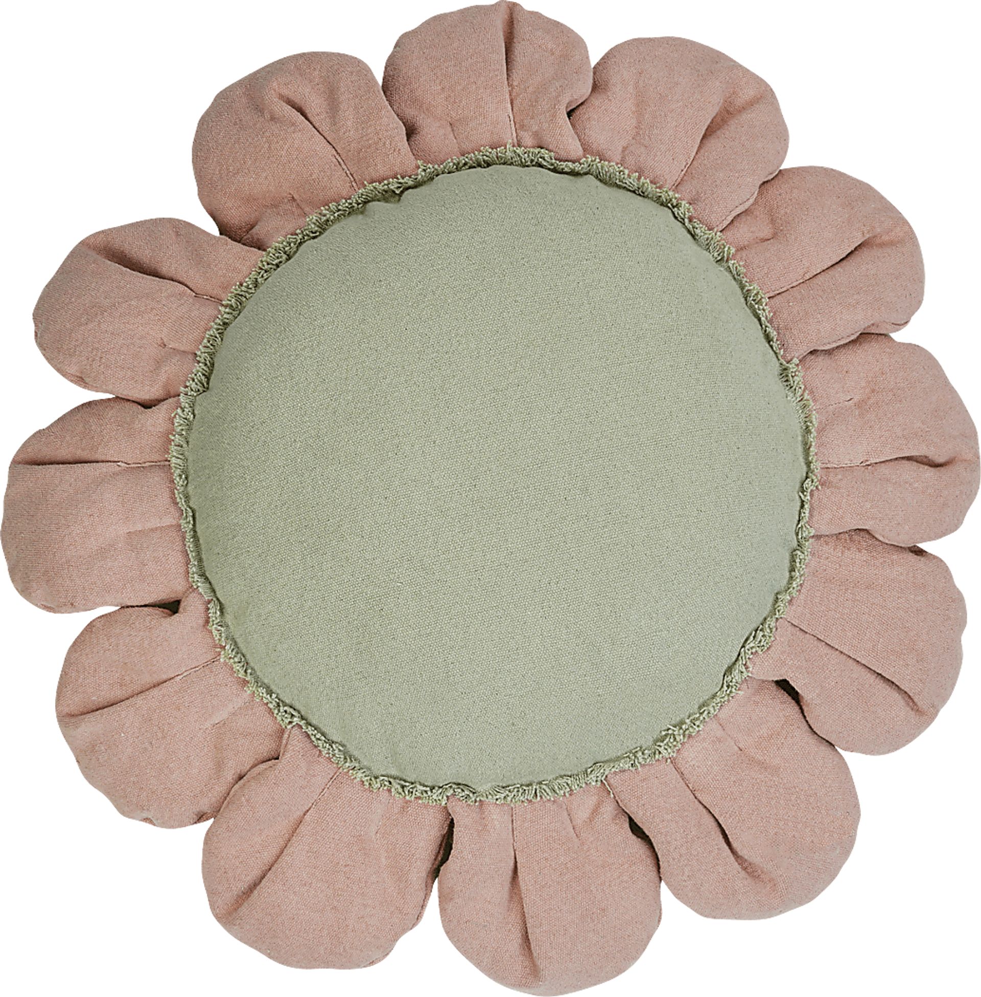 Kids Pink Daisy Floor Pillow - Image 9