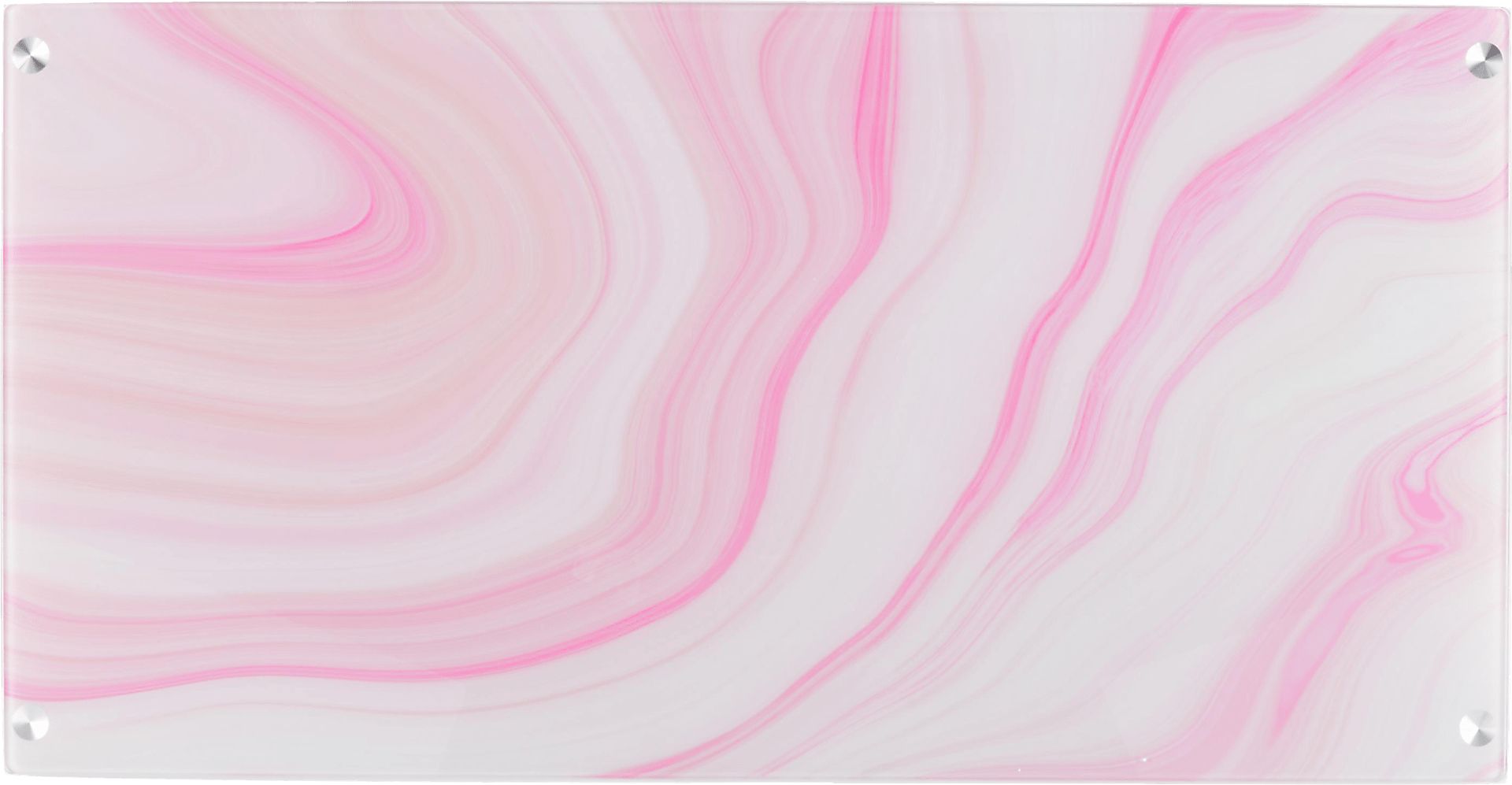 Kids Pink Marble White Graphic Desk - Image 2