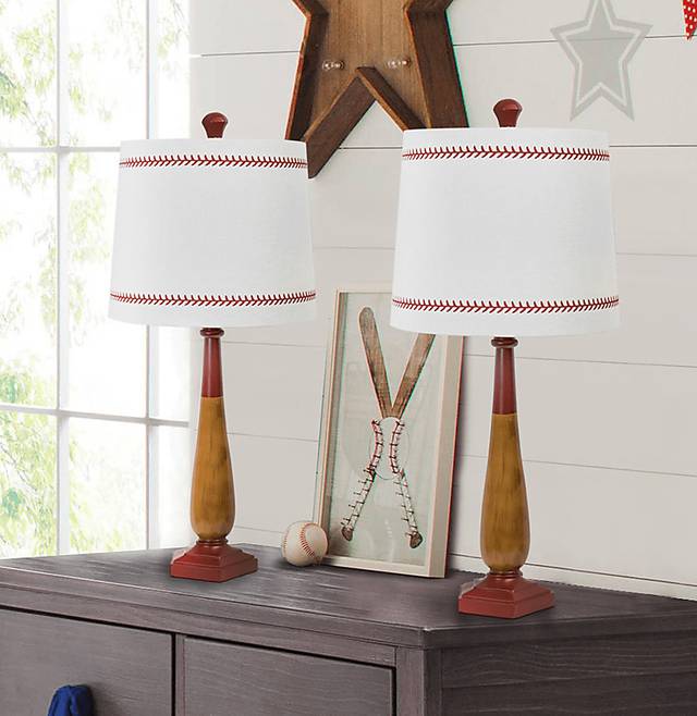 Kids Pitchers Place Red Lamp, Set of 2 - Thumbnail - Image 2