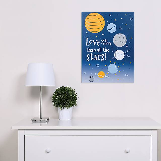 Kids Planetary Slumbers Blue Artwork - Thumbnail - Image 2