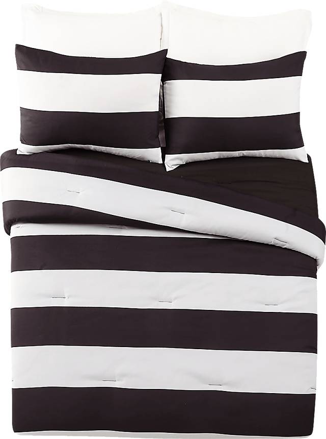Kids Plovar Black Twin Quilt - Thumbnail - Image 1