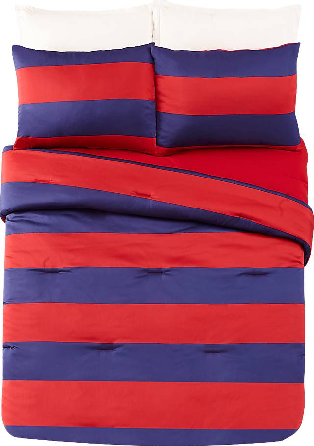 Kids Plovar Red Twin Quilt - Thumbnail - Image 1