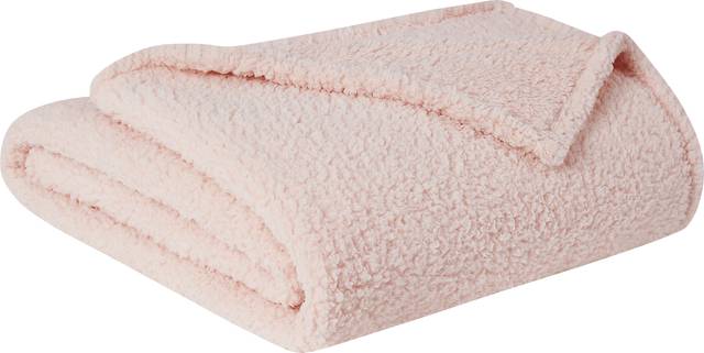 Kids Plush Cloud Blush Full/Queen Blanket - Thumbnail - Image 1