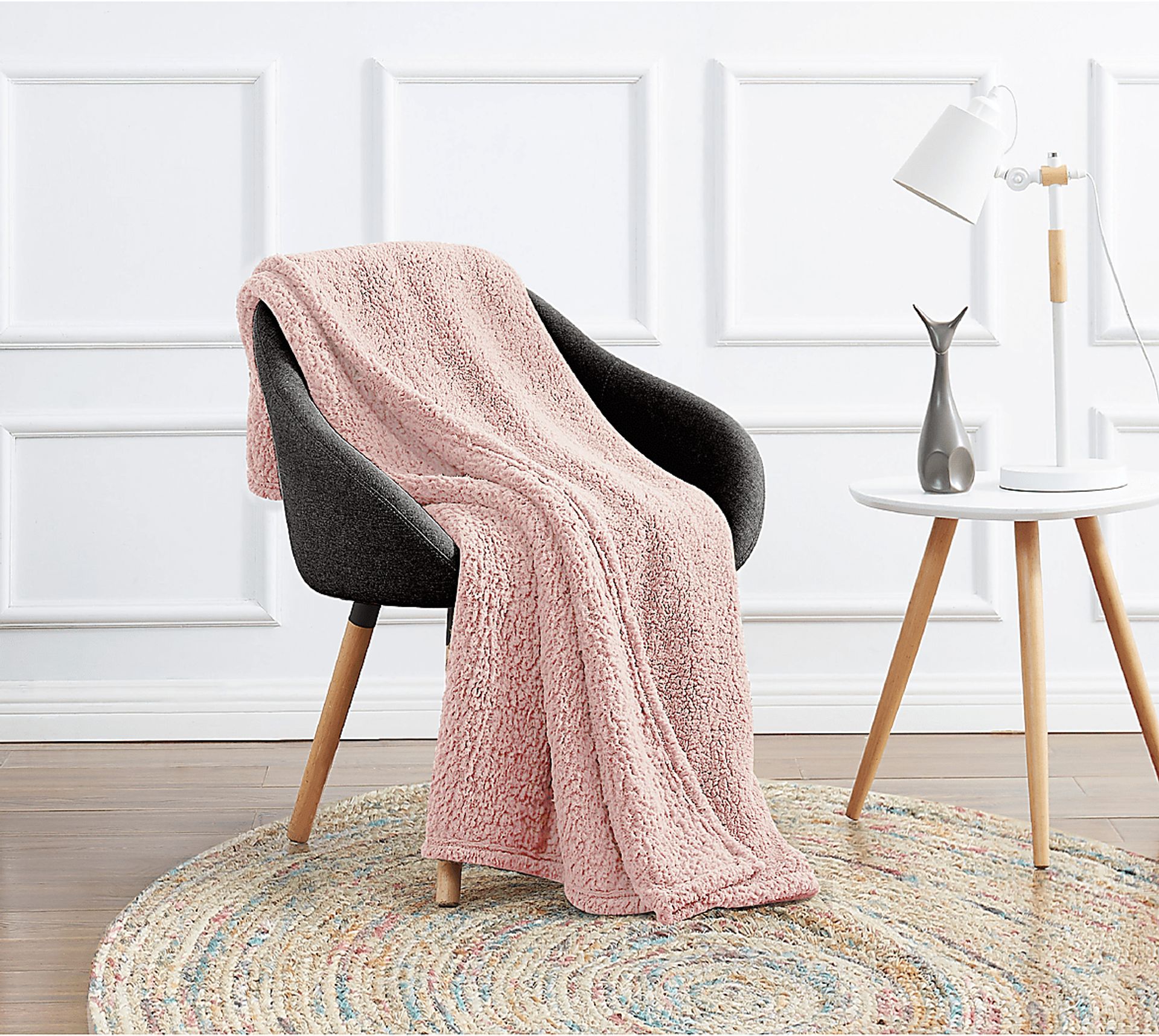 Kids Plush Cloud Blush Twin XL Blanket - Image 3