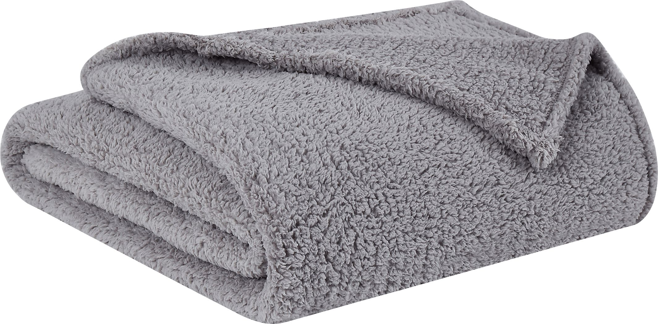 Kids Plush Cloud Gray Full/Queen Blanket