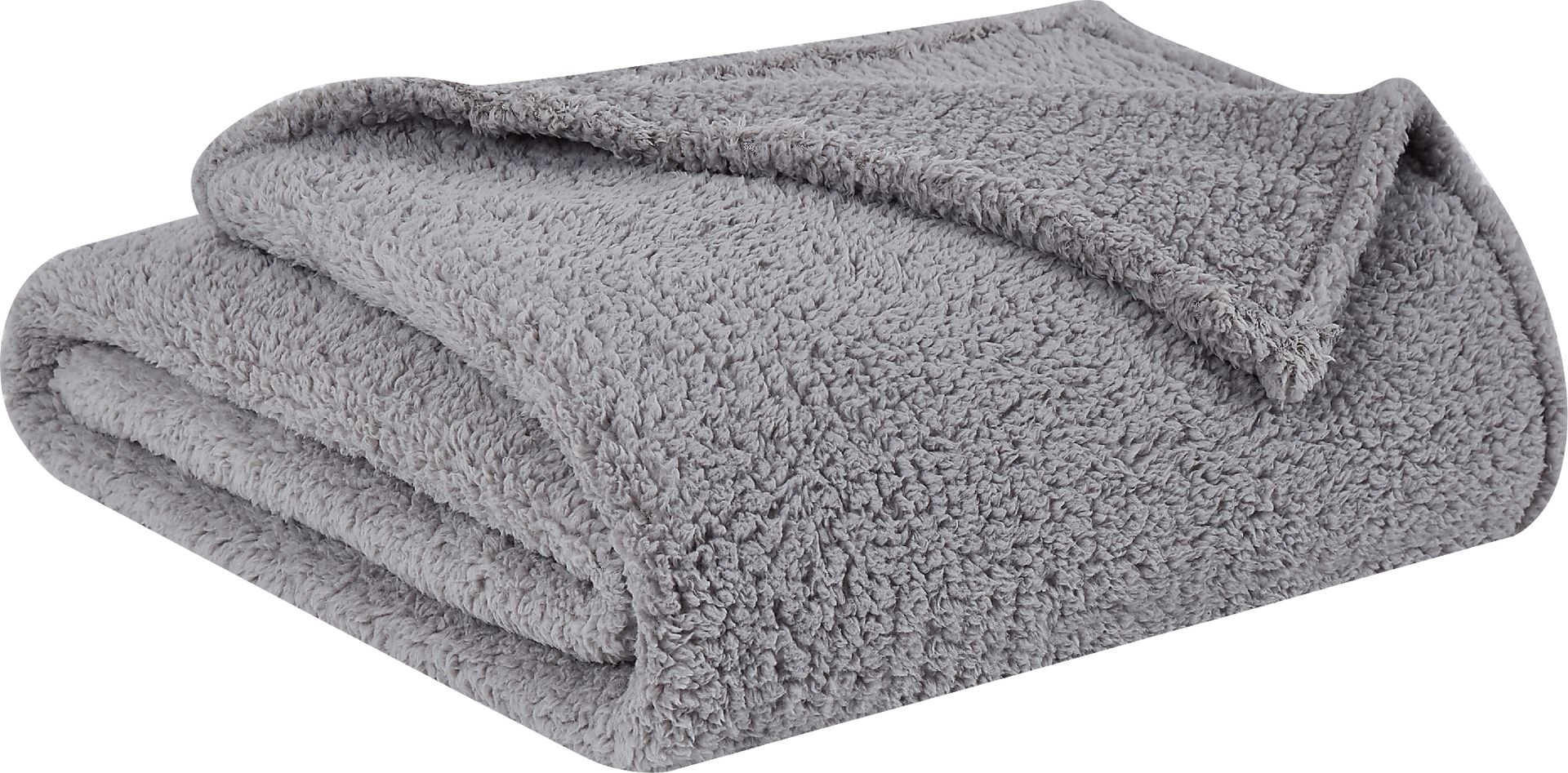 Kids Plush Cloud Gray Twin XL Blanket - Image 1