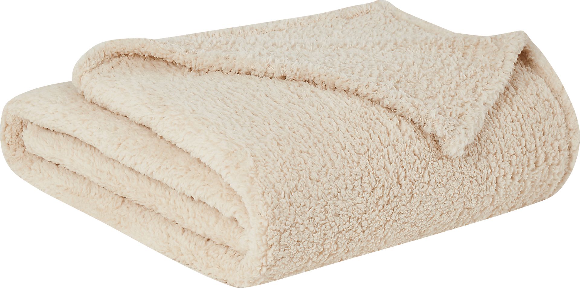Kids Plush Cloud Ivory Twin XL Blanket - Image 1