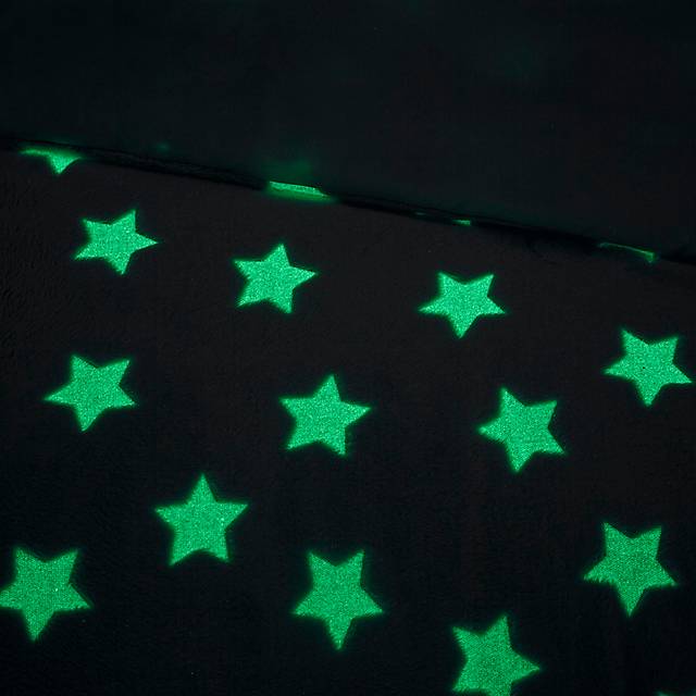 Kids Plush Stars Aqua Twin Comforter Set - Thumbnail - Image 9