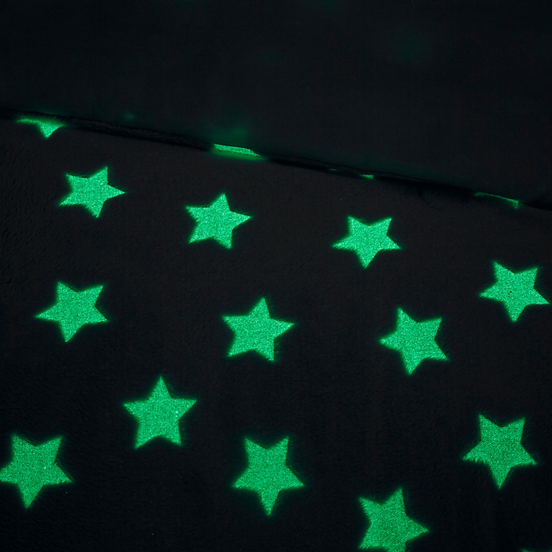 Kids Plush Stars Aqua Twin Comforter Set - Image 9