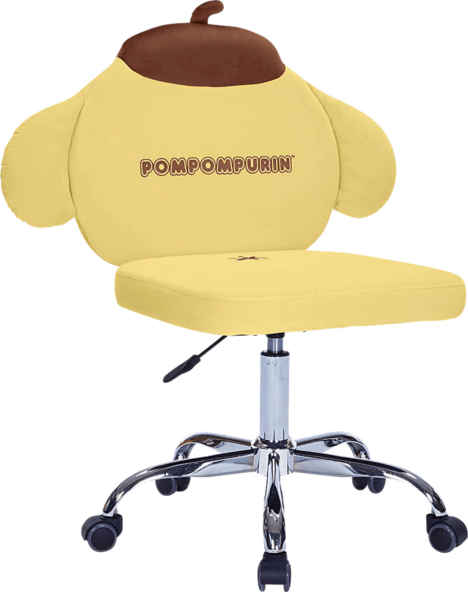 Kids Pompompurin Yellow Swivel Vanity Chair - Image 2
