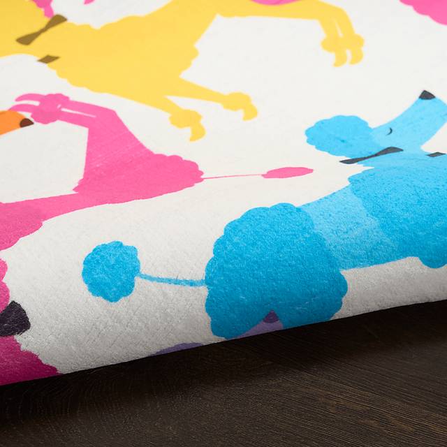 Kids Poodle Glam Multi 6'6 x 9'2 Rug - Thumbnail - Image 8