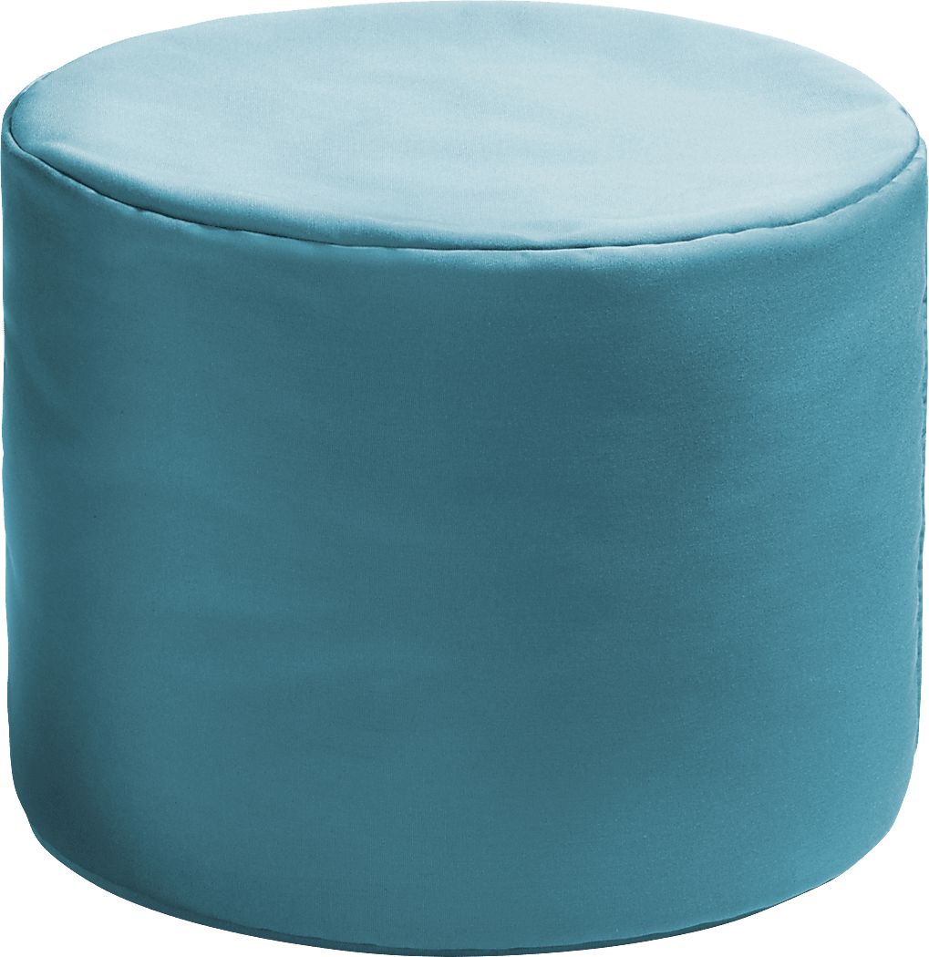 Kids Poppilly Blue Indoor/Outdoor Ottoman