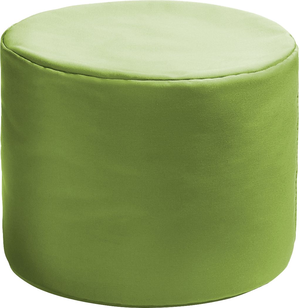Kids Poppilly Green Indoor/Outdoor Ottoman - Rooms To Go