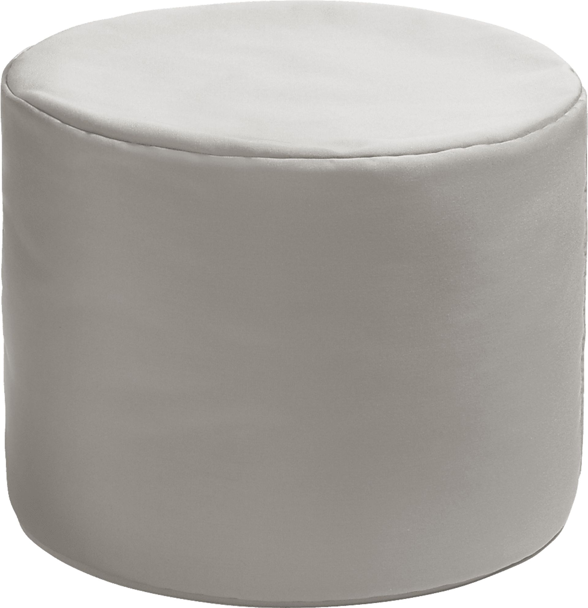 Kids Poppilly White Indoor/Outdoor Ottoman - Image 1