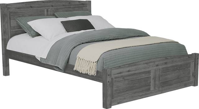 Kids Portside Gray 3 Pc Full Platform Bed - Thumbnail - Image 1