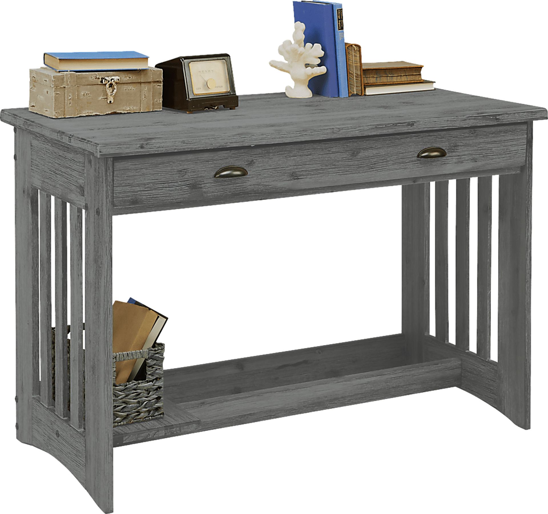 Kids Portside Gray Desk - Image 1