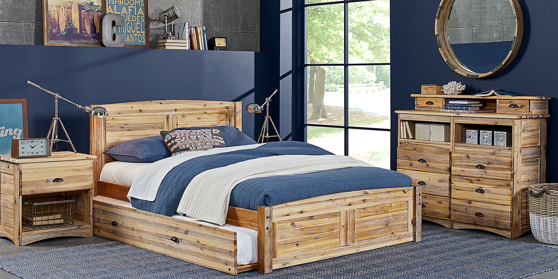 Kids Portside Sand 5 Pc Twin Bedroom - Image 1