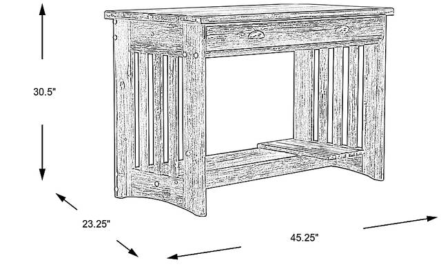 Dimension Image. Please refer to the Dimension Tab on this page for dimension details.